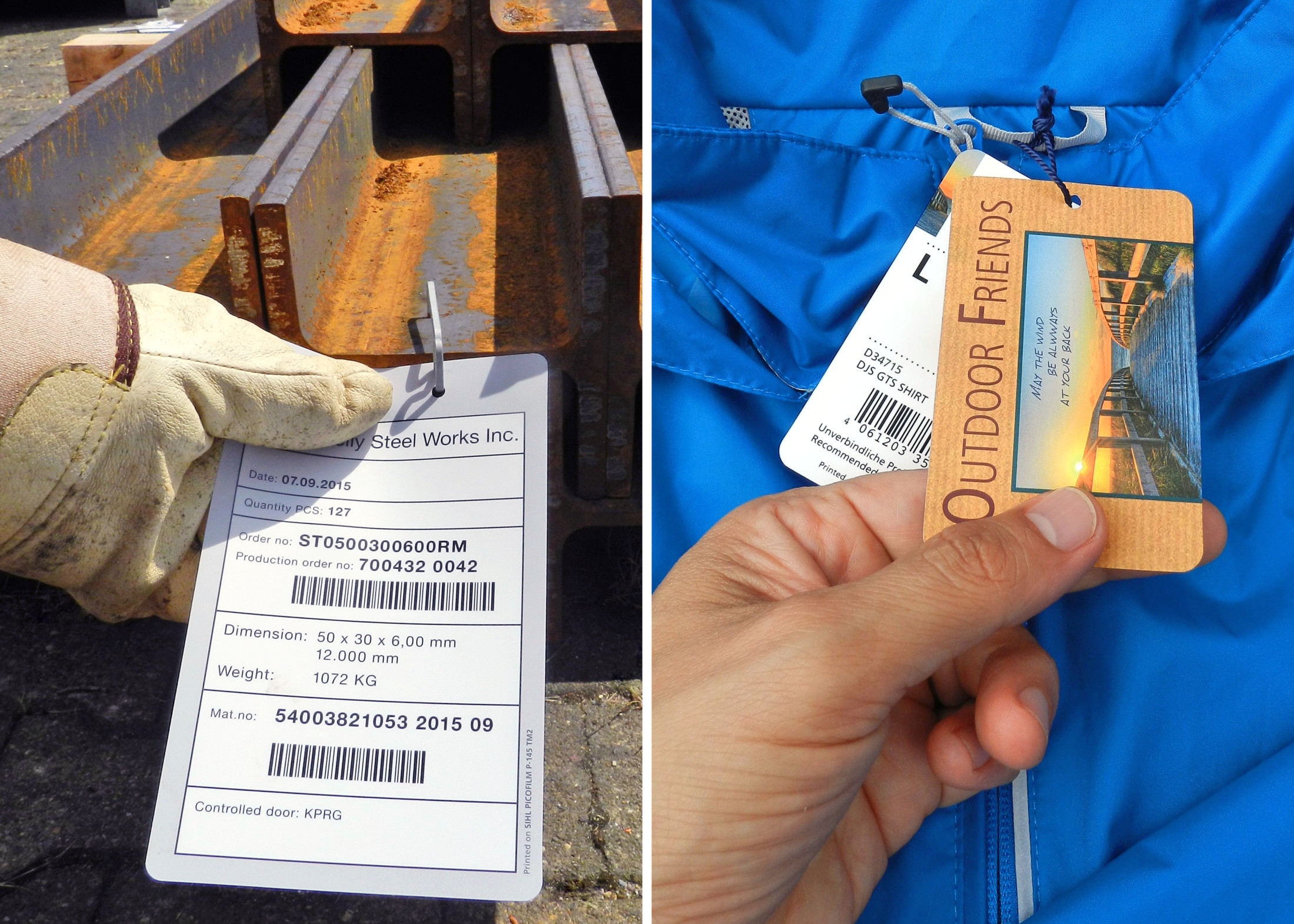 Anhängeetiketten / Hang tags