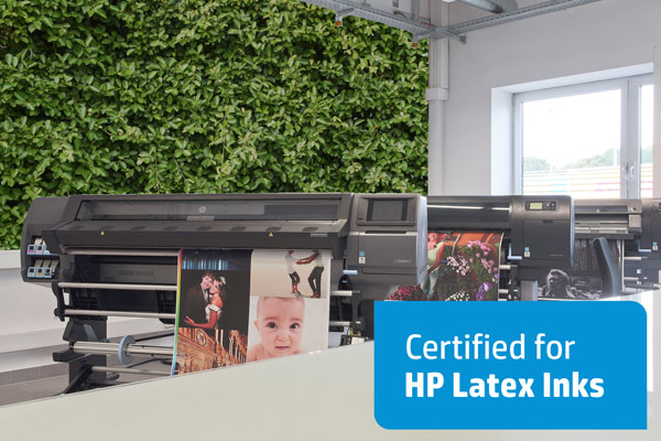 Zertifizierte Medien für die neue HP Latex Serie 700/800